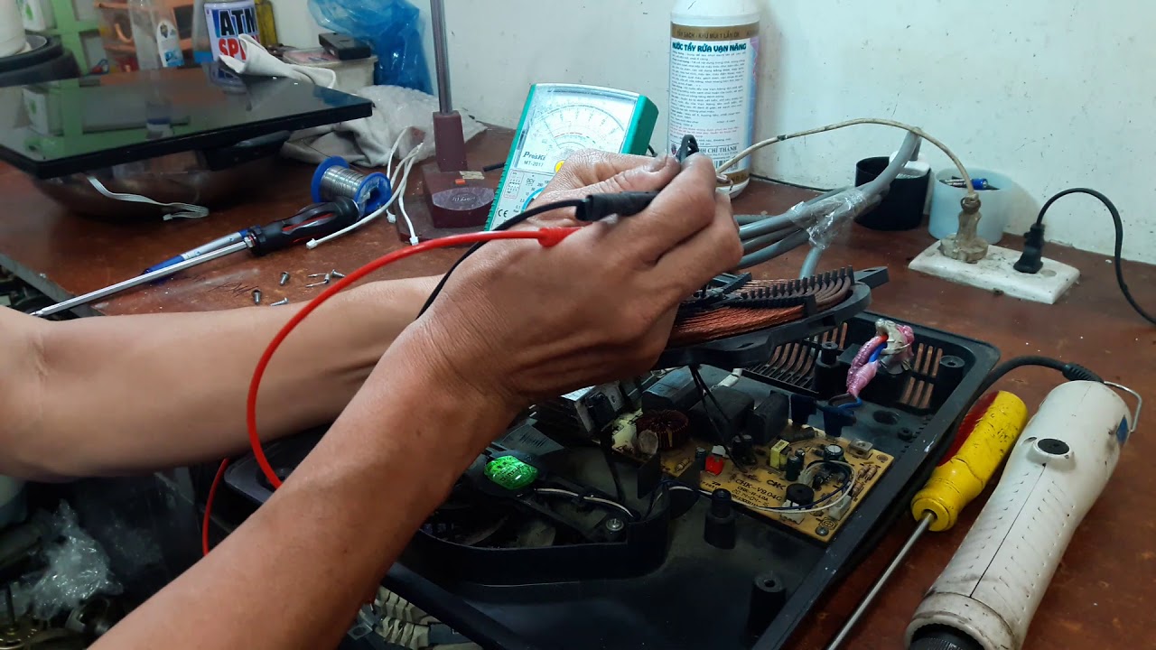 quy trình sửa bếp từ tại Kim Tín Phát