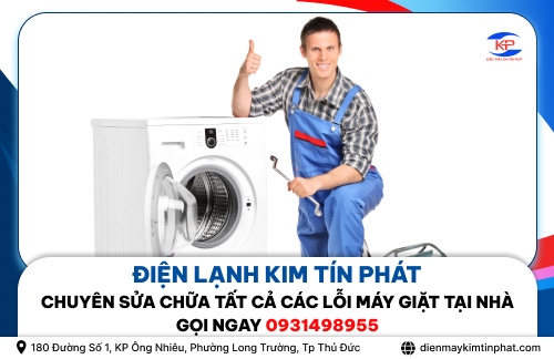 Điện Lạnh Kim Tín Phát Chuyên Sửa Chữa Tất Cả Các Lỗi Máy Giặt Tại Nhà Gọi Ngay 0931498955