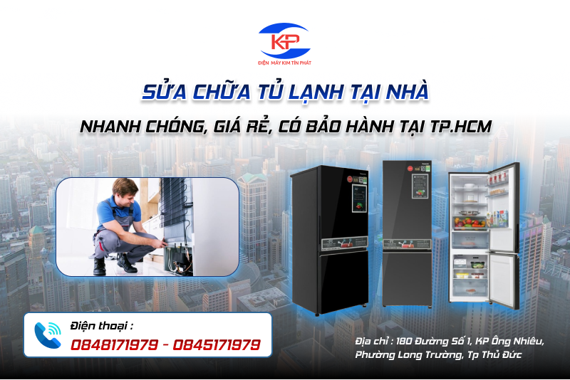 SỬA CHỮA TỦ LẠNH TẠI NHÀ NHANH CHÓNG, GIÁ RẺ, CÓ BẢO HÀNH TẠI TP.HCM